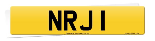 Registration number NRJ 1